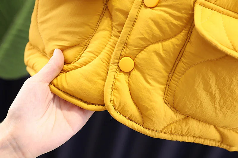 Baby Boys Clothes Full Sleeve Solid Parkas Pants 2pcs/set Toddler Costume Infant Jacket Kids Sportswear Girl Solid Casual Warm