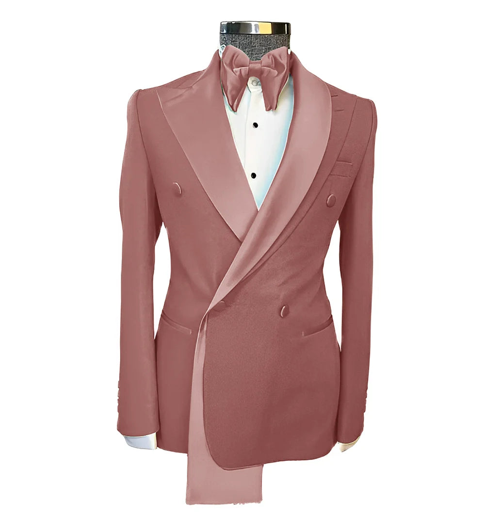 Men's Suits Single Jackets Wedding Groom Tuxedos Peak Lapel Design Blazer for Men Fashion Customization Clothing