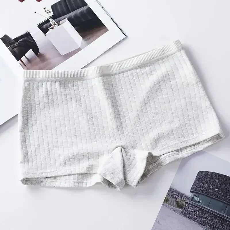 Women Boxers Underwear Cotton Ladies Safety Pants Female Seamless Underpants Solid Cozy Boyshorts Sexy Lingerie Трусы Женские