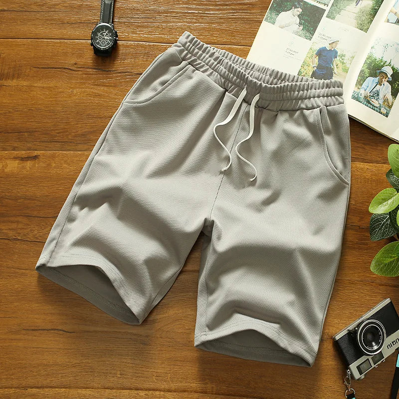 Men's Summer Fifth Pants Beach Shorts Casual Running Sports Shorts Straight 5-Point Pants