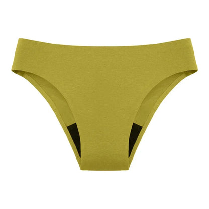 Teen Girls Seamless Swimwear 4 Layer Leakproof Bikini Fast Absorb Period Protection for Surf Beach Yoga Swimming