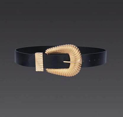 Luxury Women Belts Double G Buckle Genuine Leather Belts for Lady Vintage Jeans Casual Strap
