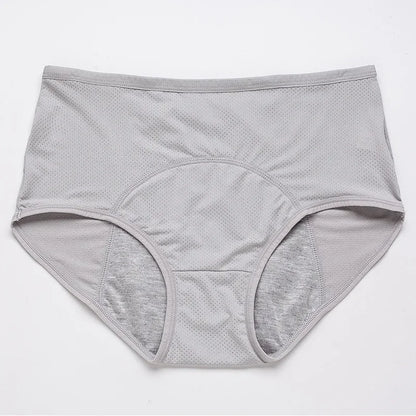 Period Underwear for Women 4 Layer Leakproof Cotton Panties Postpartum Menstrual Overnight Absorbent Underwear Seamless Moisture