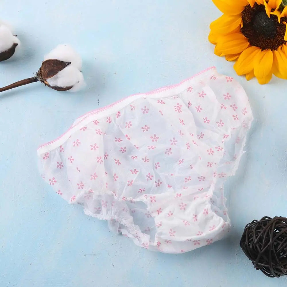 Travel Supplies Childbirth Women's  Disposable Panties Maternity Intimates Postpartum Underpants 7pcs Maternity Underwear