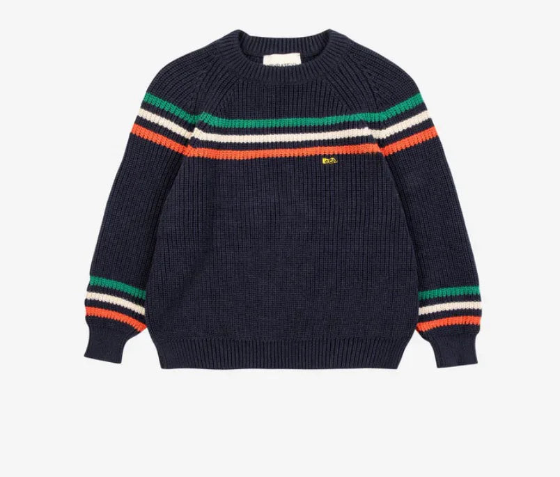 Children's Sweater 2025 Fall Autumn/Winter Girls' Cartoon Warm Cotton Color Block Pullover Vest Cardigan Boys' V-neck Knit