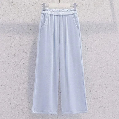 Summer Teenage Girls Clothes Set Children O-Neck Tshirt and Casual Pants Suit Student School Short Sleeve Top Bottom Outfits