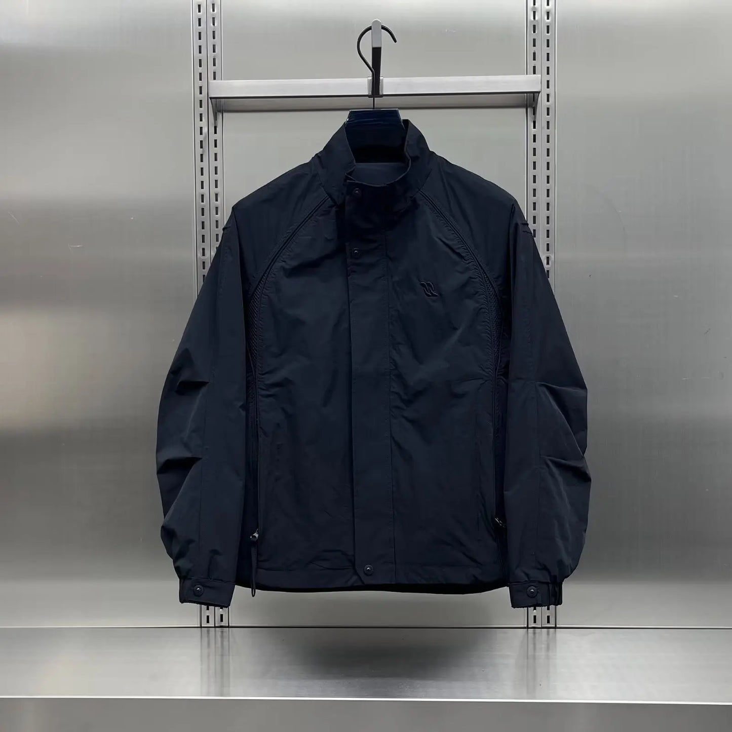 Men's Coat New 2026 Tooling Stand-up Collar Jacket Spring and Autumn Outdoor Casual Top