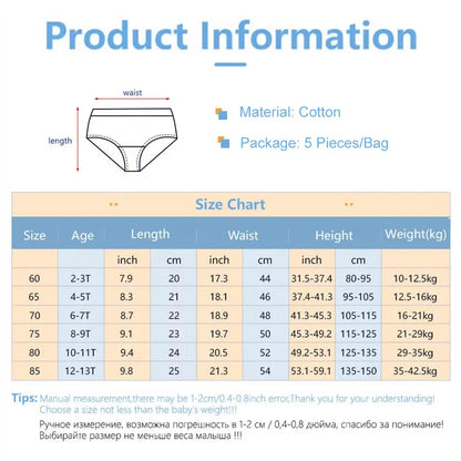 5 Pcs/Pack Boys Triangle Underwear High Quality Soft Cotton Children Briefs Dinosaur Cartoon School Kid Panties For Boy Age 3-13