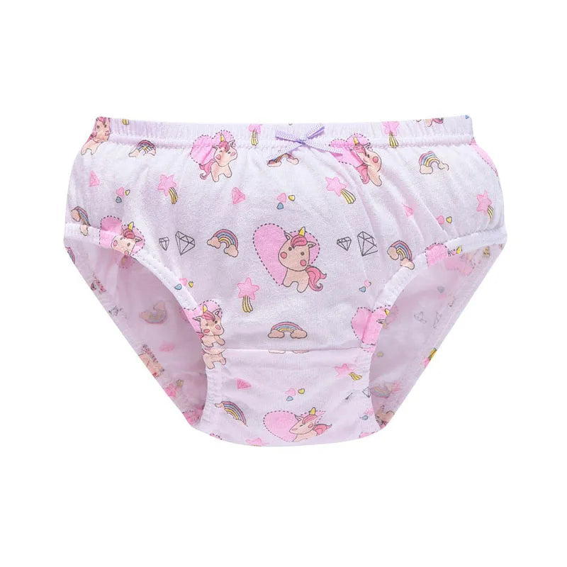 5 Packs/Box Children Underwear Girls Panties Cotton Comfortable Toddlers Kids Triangle Underpants Breathable Briefs For Girls