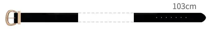 Luxury Women Belts Double G Buckle Genuine Leather Belts for Lady Vintage Jeans Casual Strap