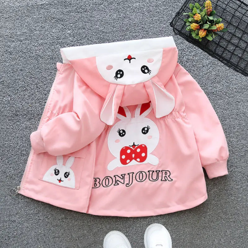Pu Girls Teens Jackets Girl Kids Classic Collar Coats Teen Windbreaker Clothing Children's Outerwear 3-12 Years Girls Jackets