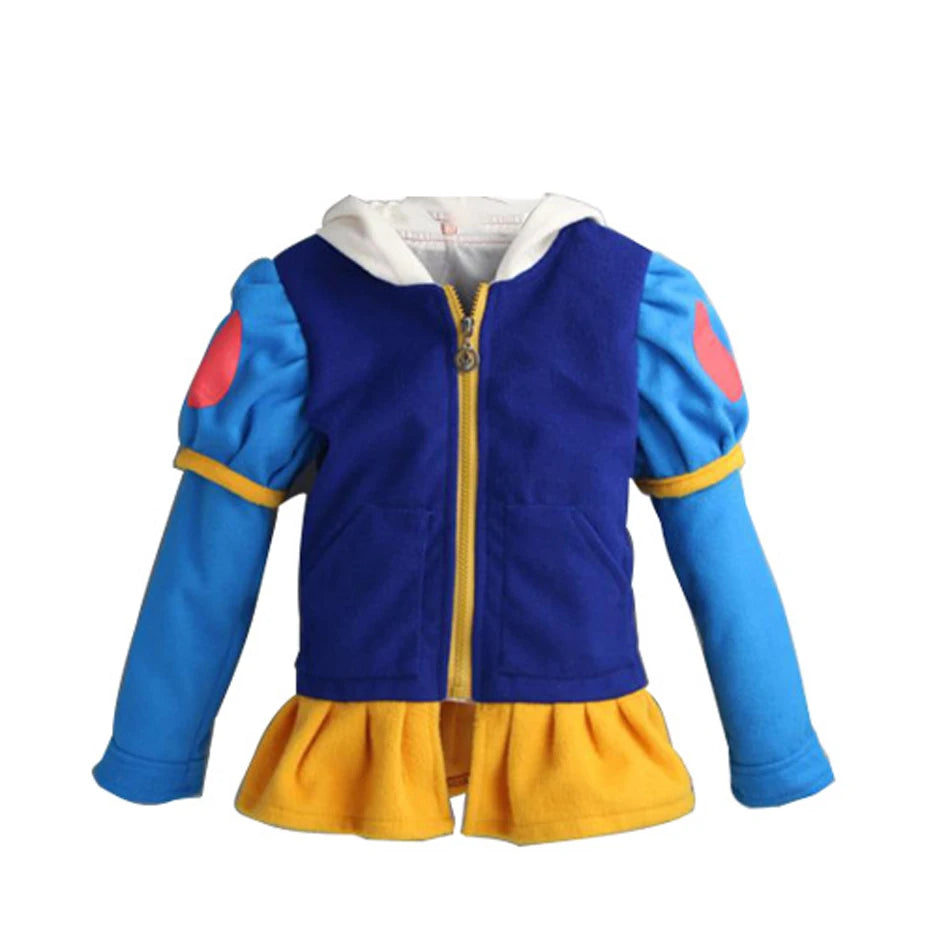 Hooded Jackets For Girls Spring Kids Cartoon Snow White Anna Cotton Outerwear Children Casual Coats Girls Clothing Elsa Outfits