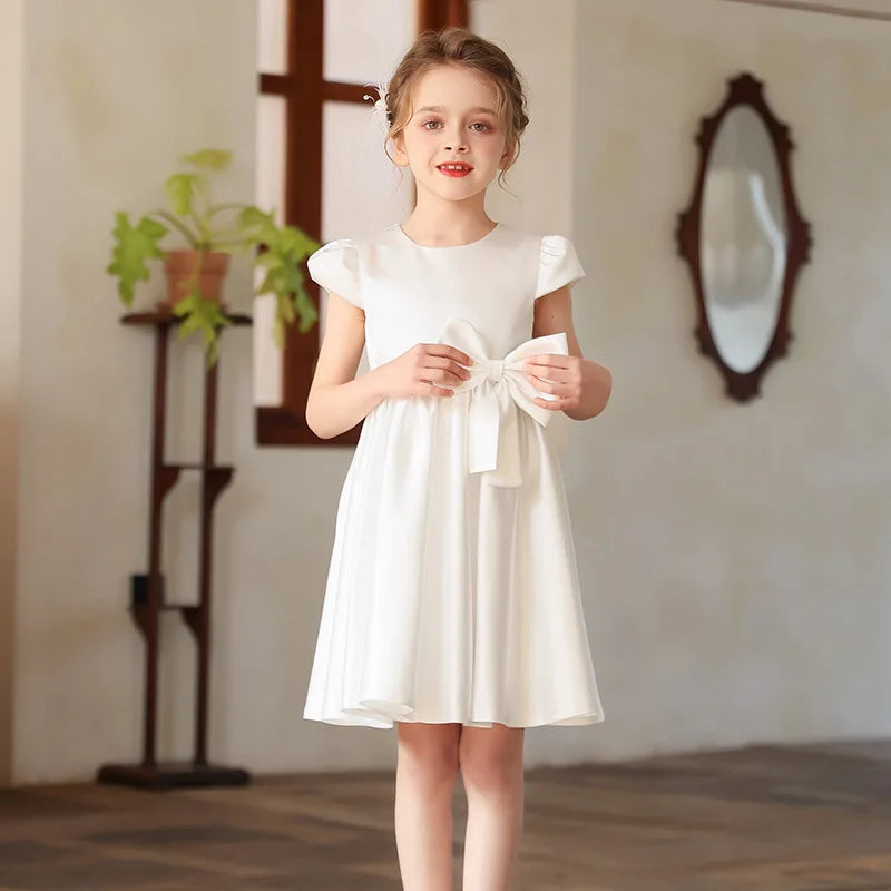 Teen Girls Champagne Golden Evening Party Dress Princess Kids Wedding Dress Little Fairy Children Formal Gown Photograph Wear