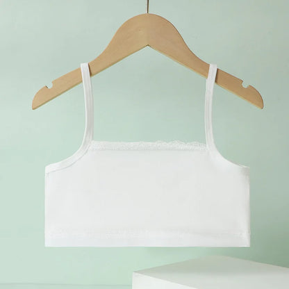 Undershirt Bra Girls Cotton Kids Clothes Gopia Tight for Girls Underwear White Top Girl Summer Tops for Children Crop Vest Dress