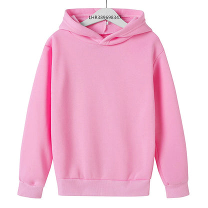 Boy Girls Clothing Hoodie tops Suitable age 3-12 Children's Sweatshirt fashion Pink black white red yellow spring autumn coat