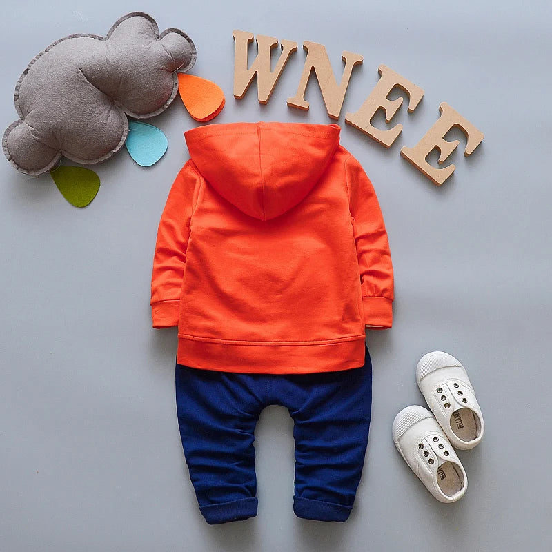Baby Boy Clothing set fashion Cotton Hooded Tops+Pants 3pcs Outfits Infnat Boys Tracksuit newborn kids clothes Sets