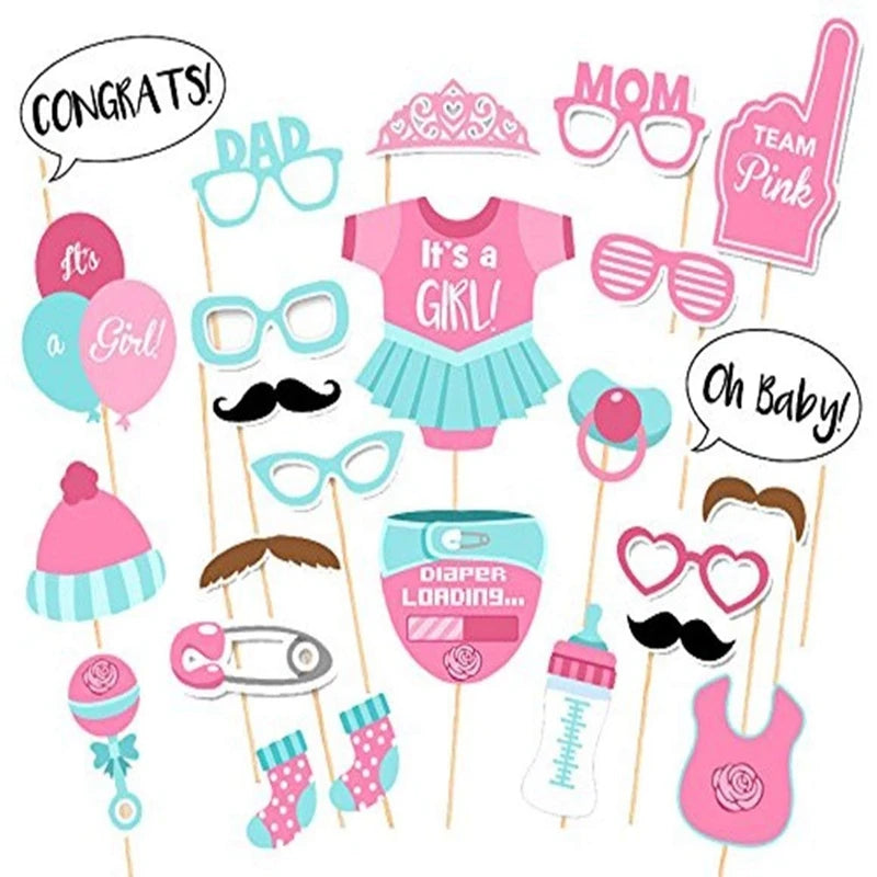Baby Shower Boy Girl Decorations Set It's a Boy It's a Girl oh baby Balloons Gender Reveal Kids Birthday Party Baby Shower Gifts