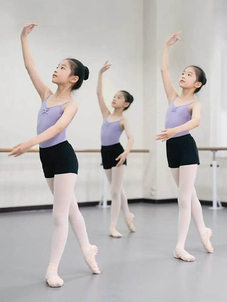 Girls Ballet Shorts Dance Booty Shorts Rhumba Yoga Summer Dancewear for Kids Children Toddler