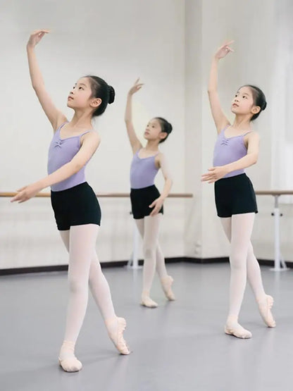 Girls Ballet Shorts Dance Booty Shorts Rhumba Yoga Summer Dancewear for Kids Children Toddler