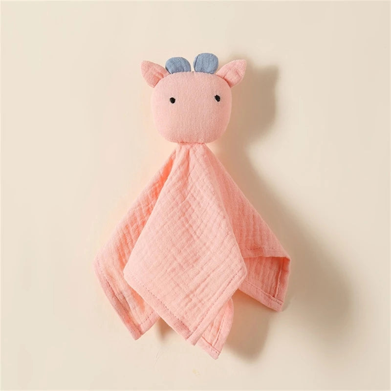 Stuffed Goose Baby Towel Cotton Baby Sleeping Cuddling Security Blanket Newborn Soothe Appease Towel Kids Face Towel Washcloth