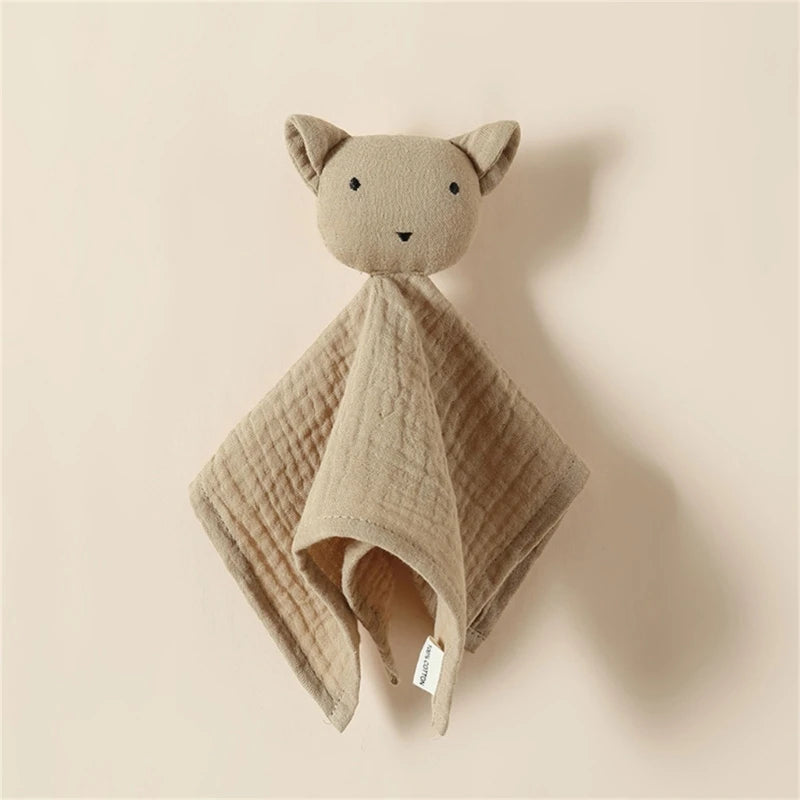 Stuffed Goose Baby Towel Cotton Baby Sleeping Cuddling Security Blanket Newborn Soothe Appease Towel Kids Face Towel Washcloth
