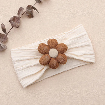 Girls Item Baby Girl Baby Headbands Hair Accessories Nylon Turban for Newborn Headwear Flower Kids Headbands Children Hairbands