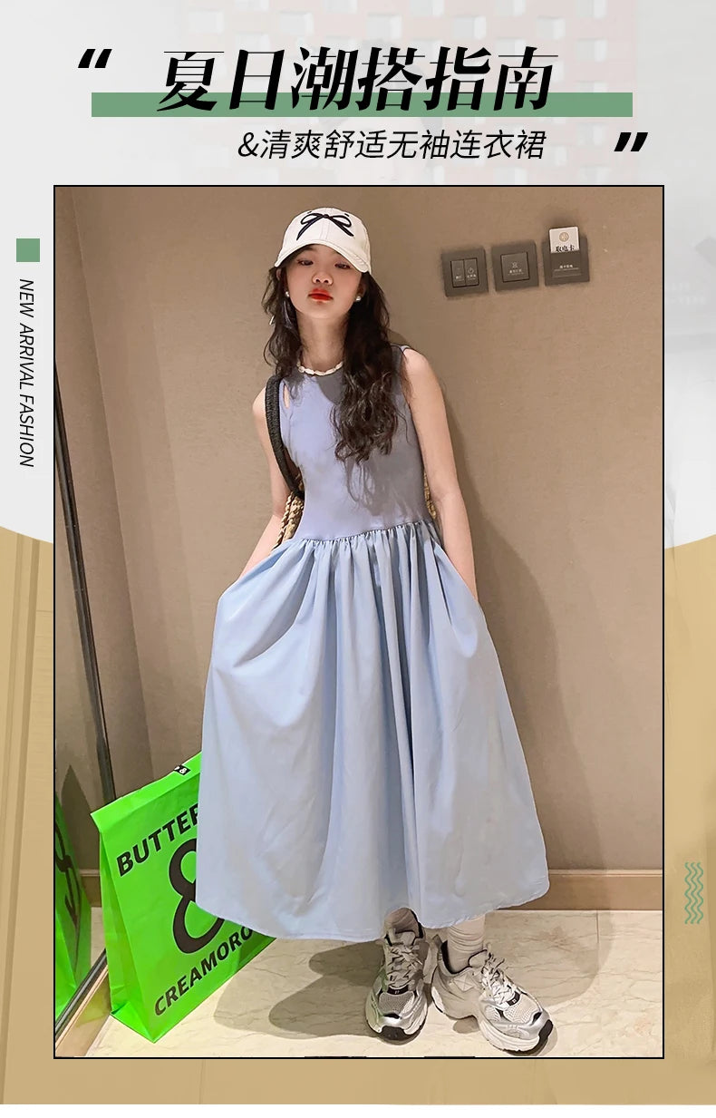 French teenage girls dress roupa vestido longo infantil menina 12 a 14anos kids clothes pink one-pieces elegant long dresses 10