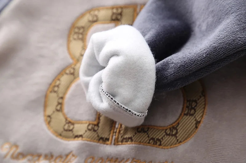 Winter Baby Boys Clothes Autumn Boys Clothing Sets Cute Cartoon Coat + Vest + Pants Girls Suits 1 2 3 4 Years New Kids Clothes