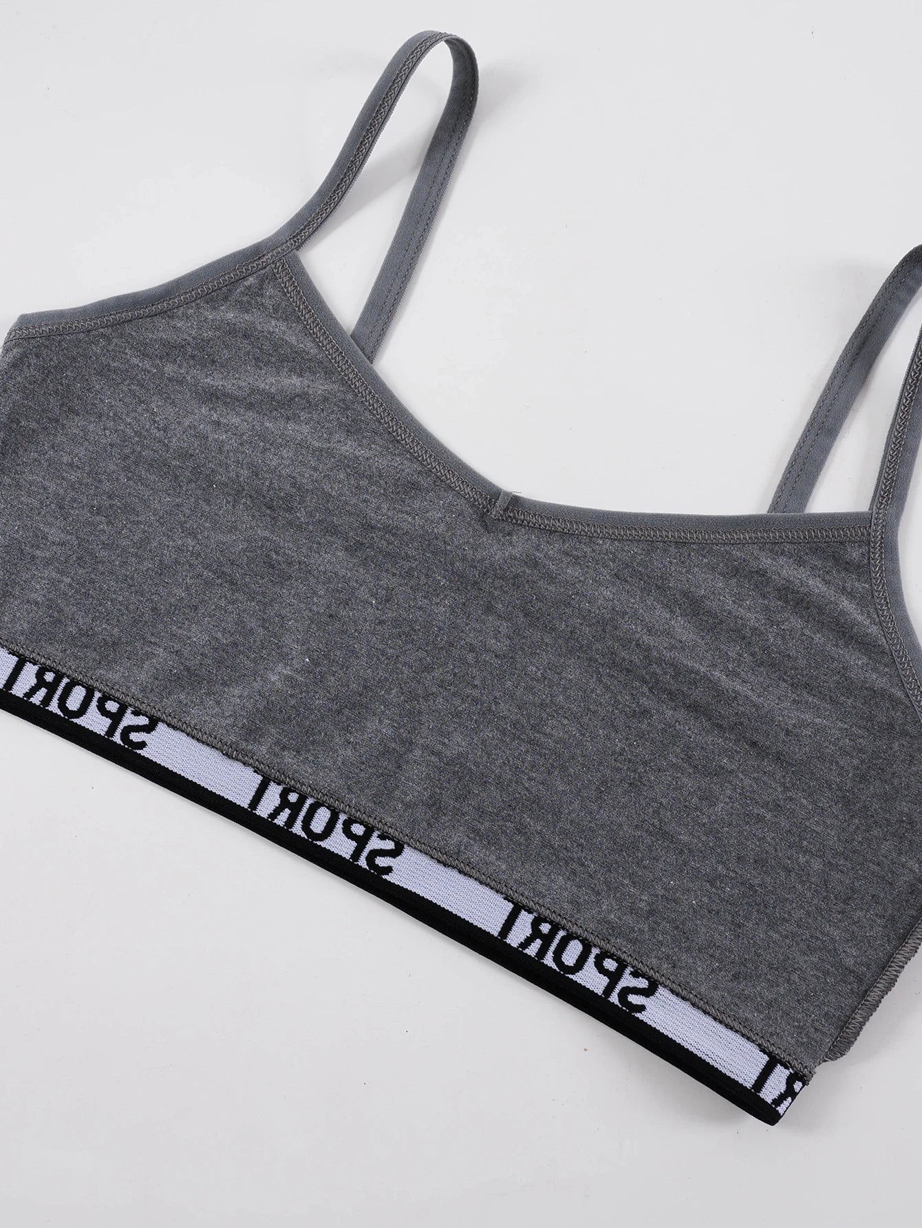 3 pcs girls' bra, sports bra, no underwire comfortable vest, underwear for students in puberty, suitable for ages 9-14