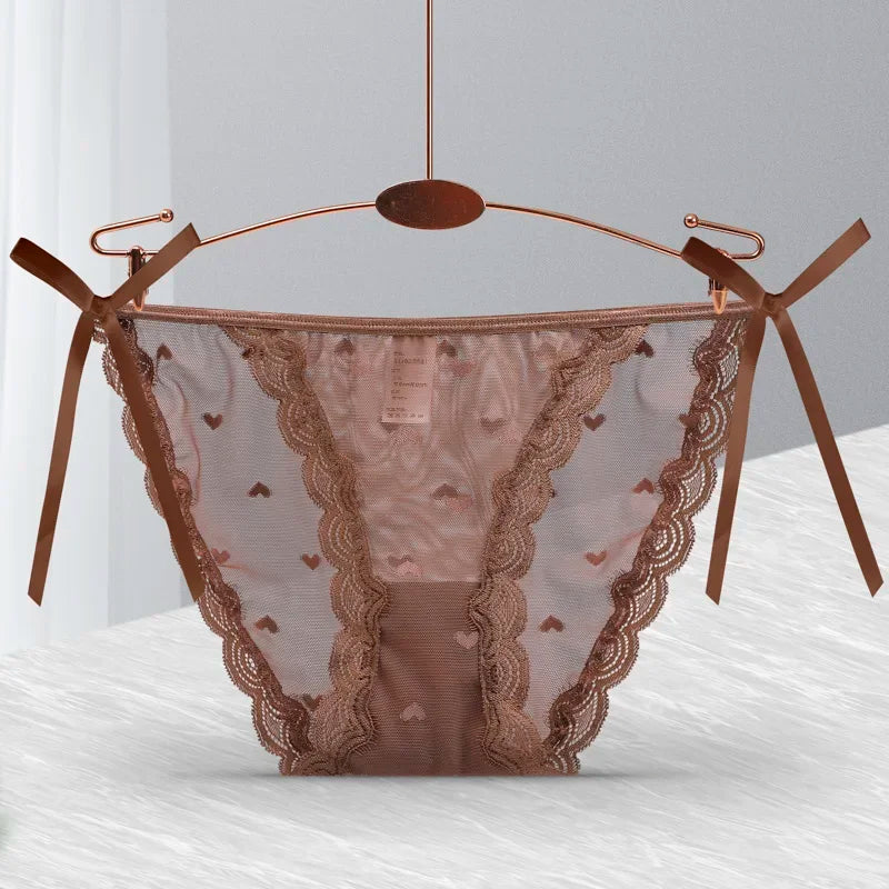 Women's underwear women's all-cotton antibacterial crotch sexual confusing breathable summer lace Japanese girls raw