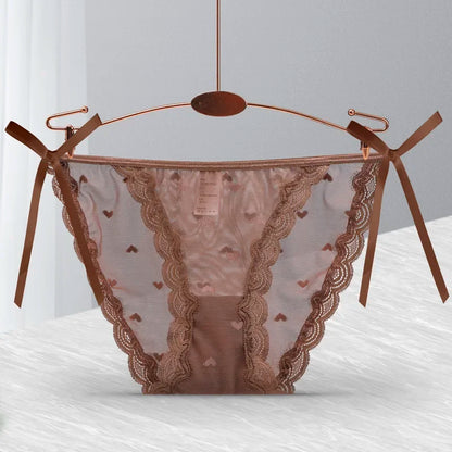 Women's underwear women's all-cotton antibacterial crotch sexual confusing breathable summer lace Japanese girls raw