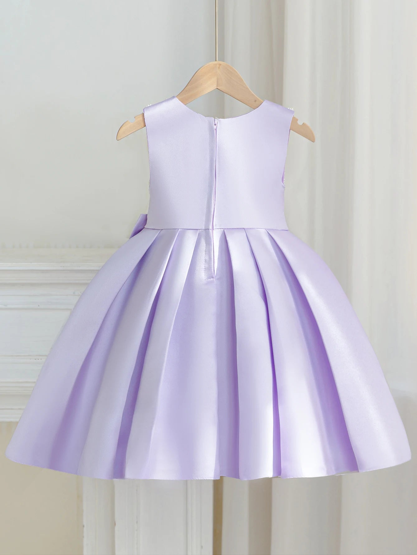 Girls Party Dresses Sleeveless Green Princess-style Dress Suitable for Wedding Flower Girl Birthday Party Evening Wear