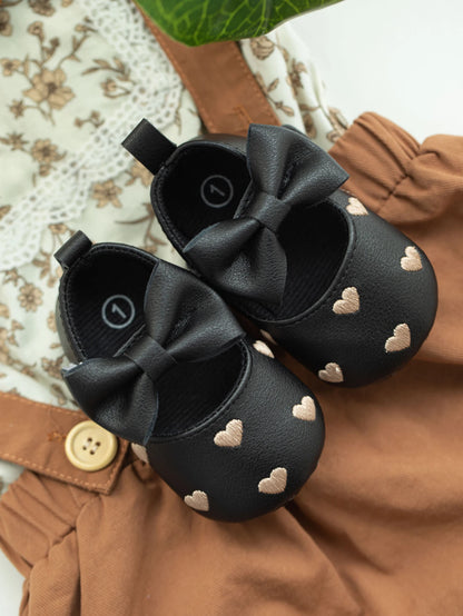 New Baby Boys Girls Shoes Love Bow Fringe Soft Soled Non-slip Footwear First Walkers Crib Shoes Moccasins Toddler Girls Shoesv