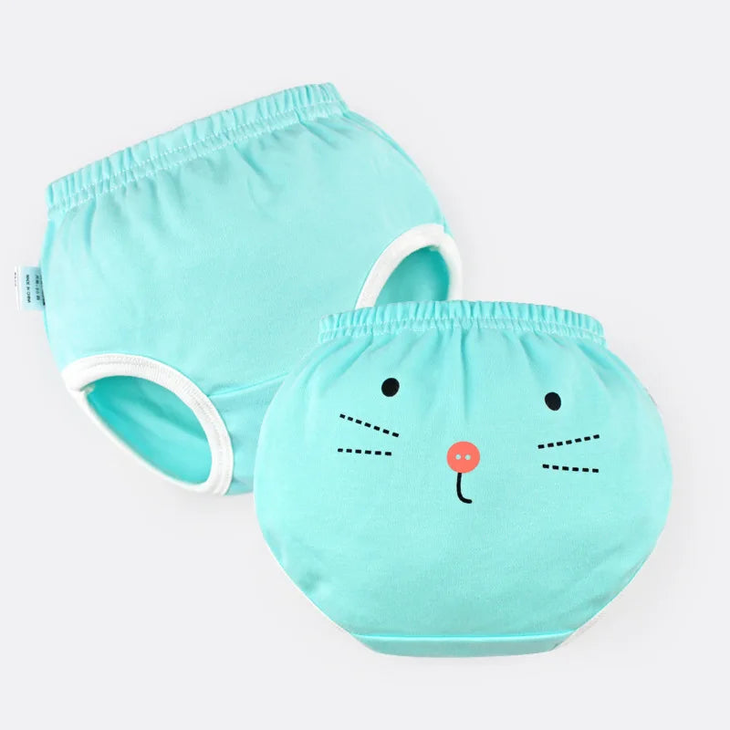 Baby 100% Cotton Panties Boy Girl Infant Cute Cartoon Underpants For 2-5 Years Children Fashion Underwear Kids Shorts
