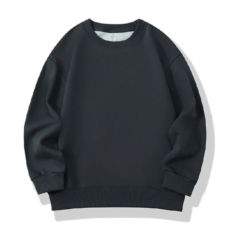 Fashion Girls Boys Sweatshirts Clothing Autumn Solid Color Casual Long Sleeve Loose Tops Children's Clothes Teen 6 8 10 12 Years
