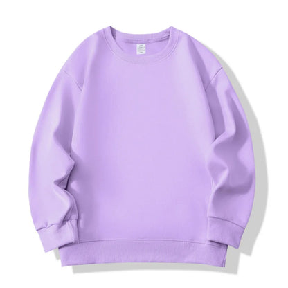 Fashion Girls Boys Sweatshirts Clothing Autumn Solid Color Casual Long Sleeve Loose Tops Children's Clothes Teen 6 8 10 12 Years