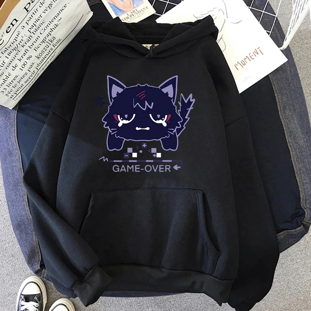 Genshin Impact Scaramouche Cat Hoodie