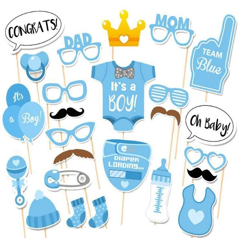 Baby Shower Boy Girl Decorations Set It's a Boy It's a Girl oh baby Balloons Gender Reveal Kids Birthday Party Baby Shower Gifts