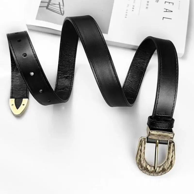 Bling Sequin Belts For Women Girl Fashion PU Leather Belts Western Cowboy Y2K Retro Jeans Skirt Decor Waistband