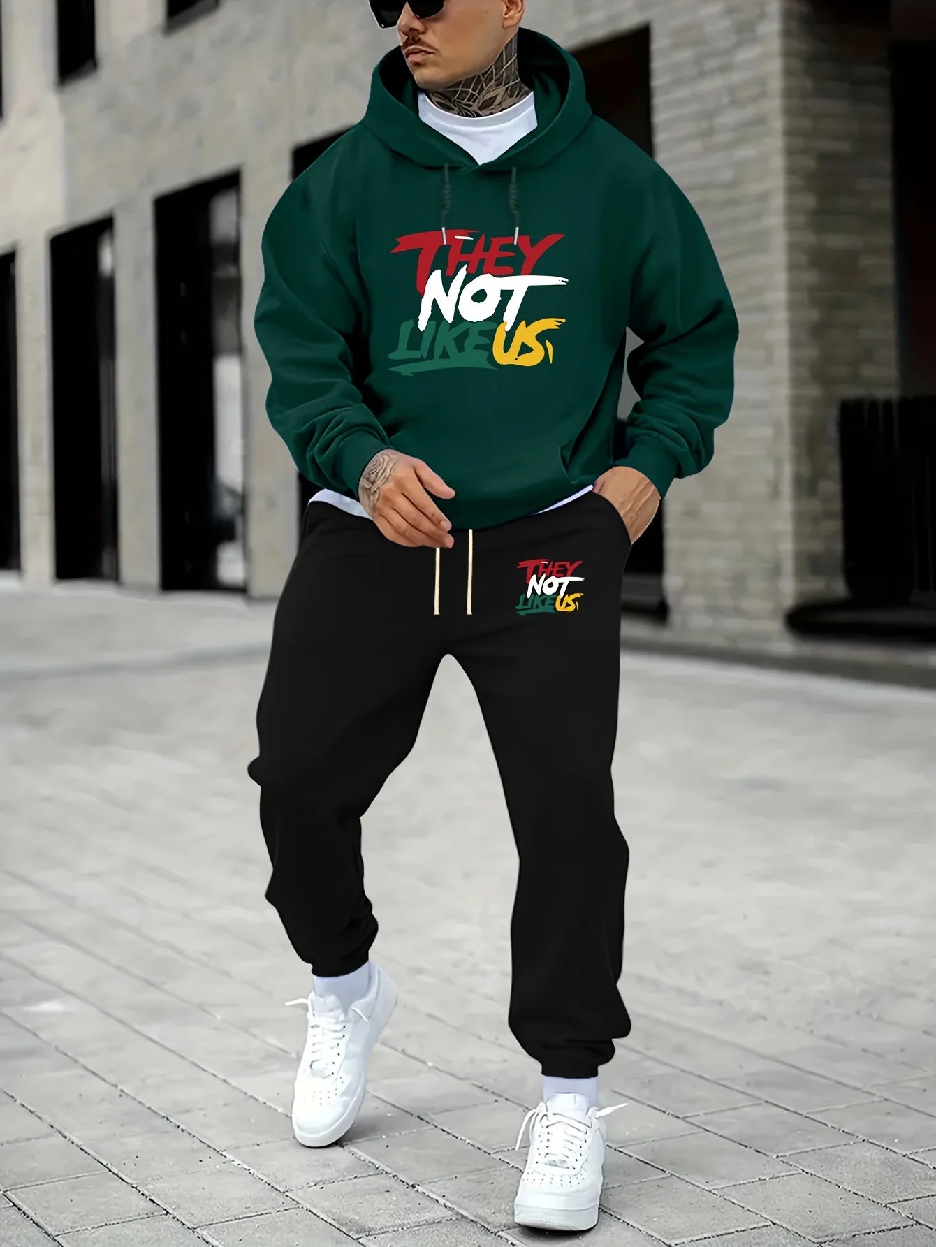 Men'S Sports Suit - Fashionable Long-Sleeved Hoodie And Casual Jogger Pants Very Suitable For Spring/Autumn Outdoor Activities