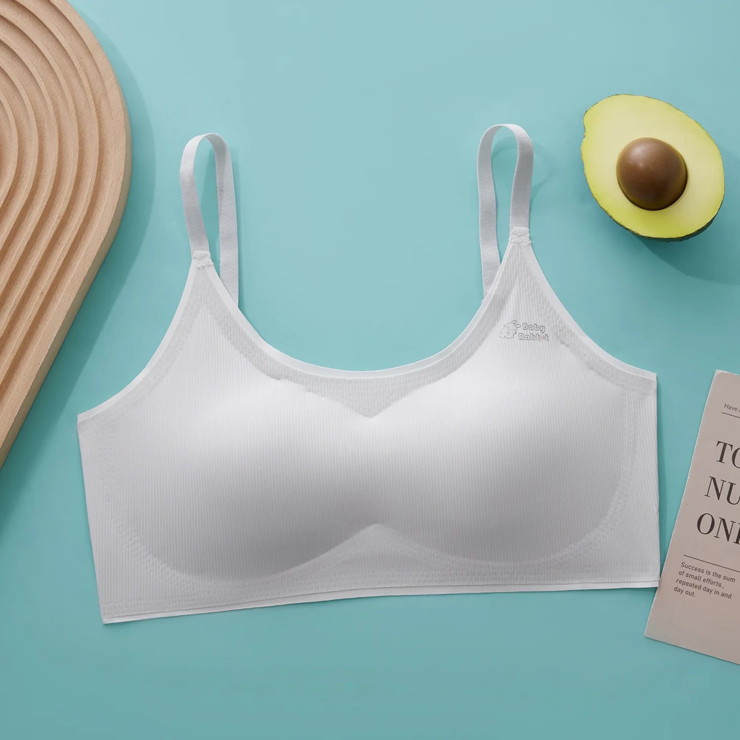 Children's Bra Teenage Girls Non-marking Ice Silk Underwear Junior High School Students Bra Teenage Tank Top Wrap Student Bra