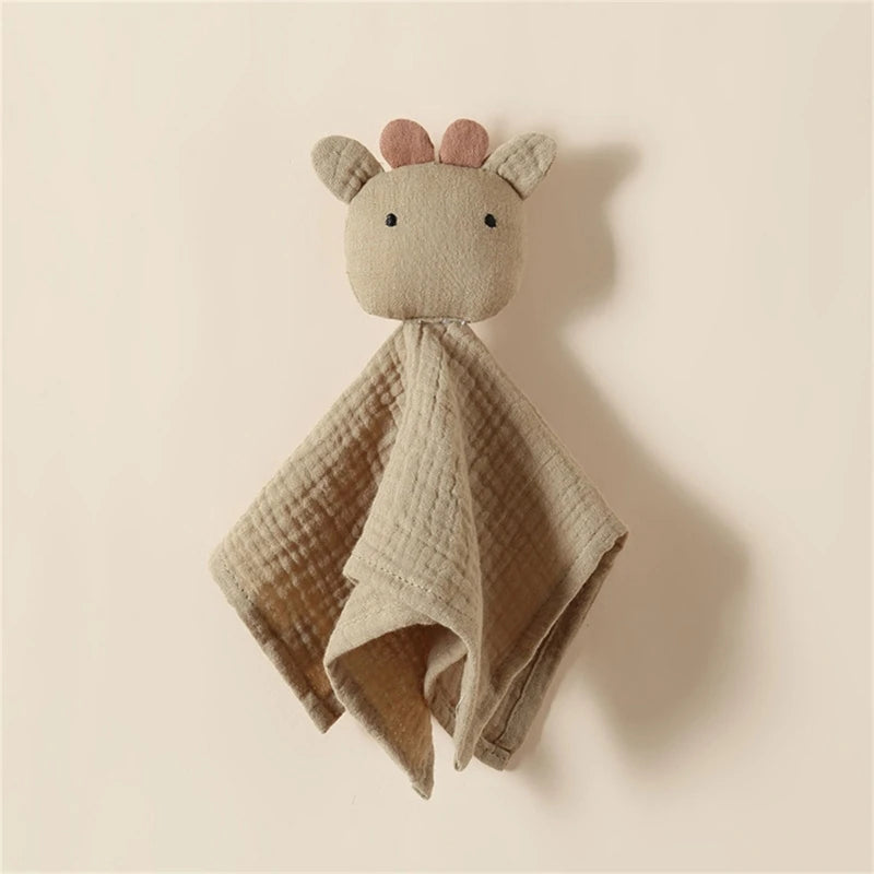 Stuffed Goose Baby Towel Cotton Baby Sleeping Cuddling Security Blanket Newborn Soothe Appease Towel Kids Face Towel Washcloth