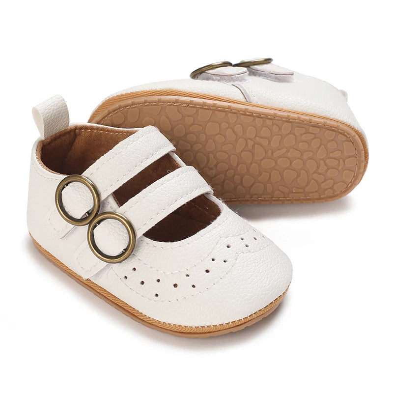 New Baby Girl Shoes Fashion Flower Flats Non-slip Newborn Toddler First Walkers Formal Sandals