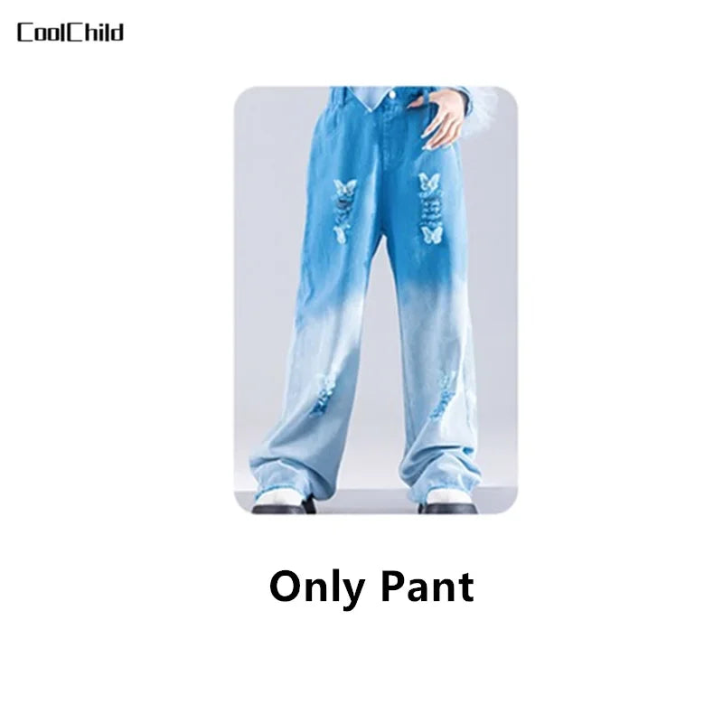 Girls K-pop Elegant Crop Top Cargo Pants Children Hip Hop Jazz Dance Shorts Kids Sweet Streetwear Costume Princess Clothes Sets