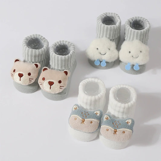 Infant Baby Socks for Girl Boy Thin Cotton Breathable Cute Baby Accessories Unisex Newborn Boneless Short Socks