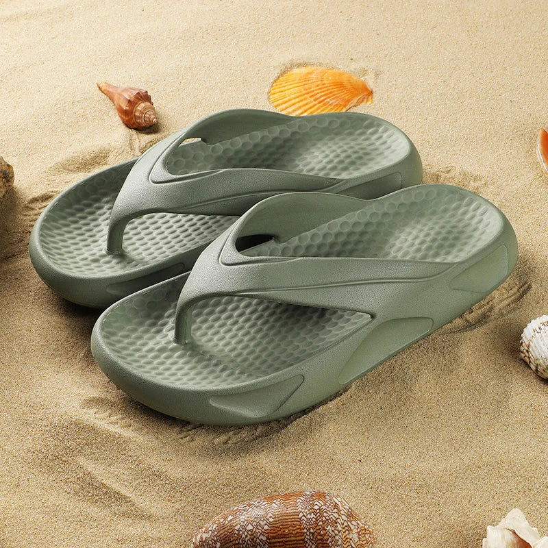 Men Shoes Summer Beach Sandals Anti-slip Fashion Outdoor Breathable Casual Couple Beach Sandal Flip Flops Shoes Slippers Men