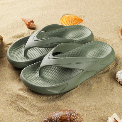 Men Shoes Summer Beach Sandals Anti-slip Fashion Outdoor Breathable Casual Couple Beach Sandal Flip Flops Shoes Slippers Men