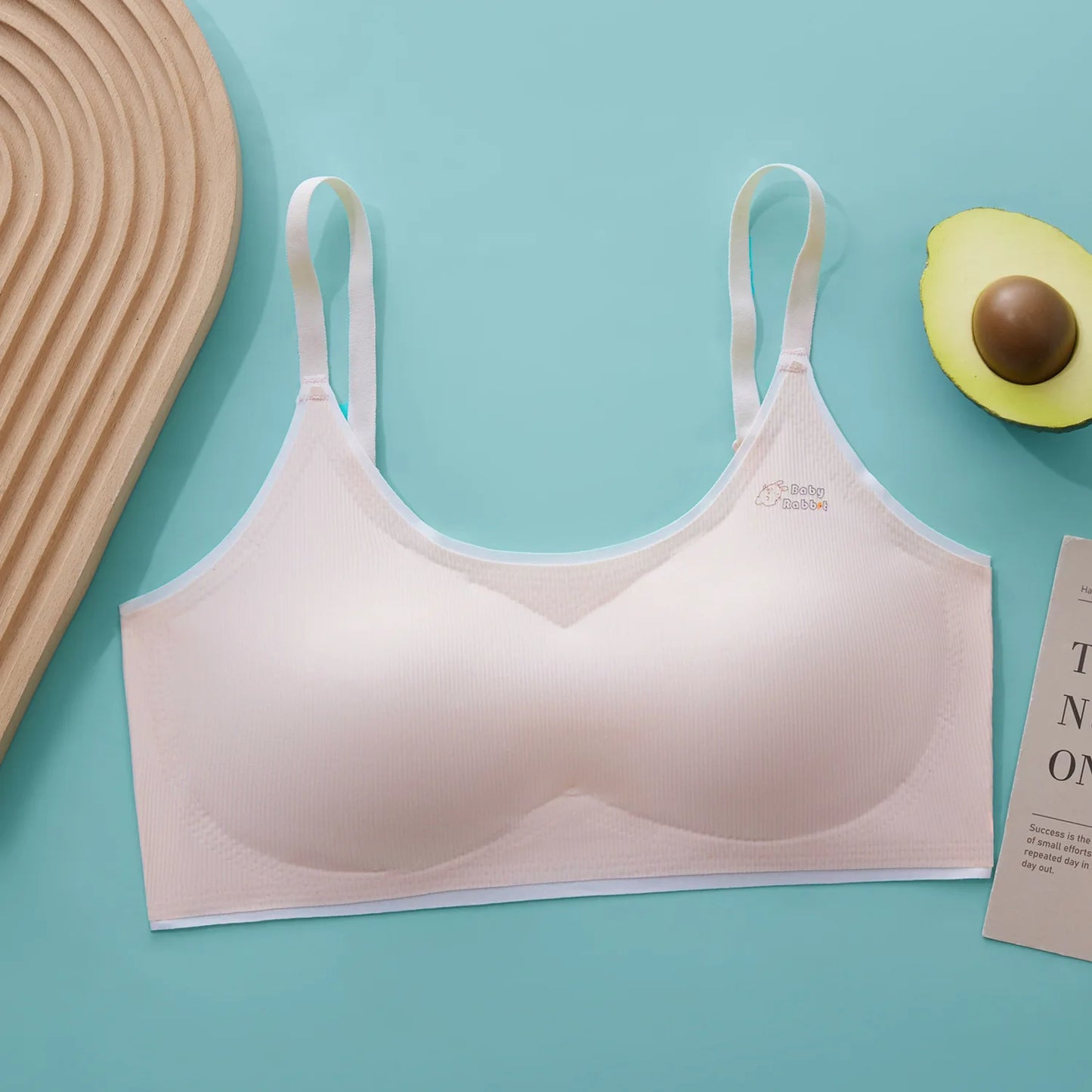 Children's Bra Teenage Girls Non-marking Ice Silk Underwear Junior High School Students Bra Teenage Tank Top Wrap Student Bra