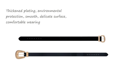 Luxury Women Belts Double G Buckle Genuine Leather Belts for Lady Vintage Jeans Casual Strap