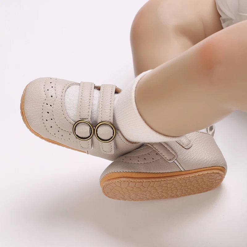 New Baby Girl Shoes Fashion Flower Flats Non-slip Newborn Toddler First Walkers Formal Sandals